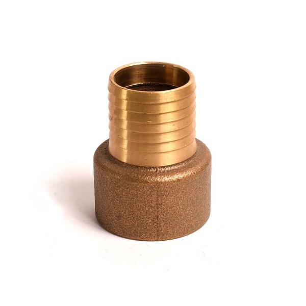 Thrifco Plumbing 1 1/4 BRASS INSERT F ADAPTER 6522143 - main